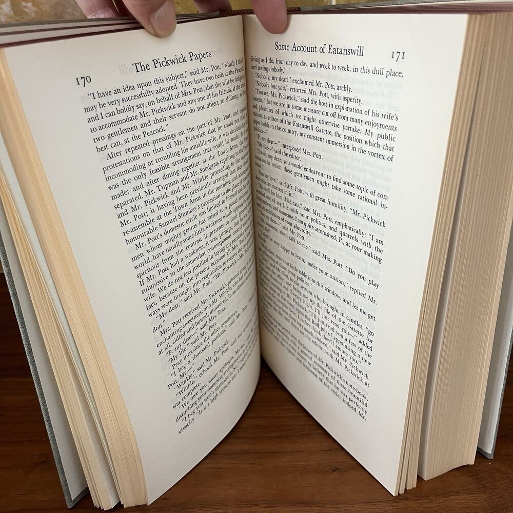Charles Dickens The Pickwick Papers Heritage Press 1938 - Picture 10 of 15
